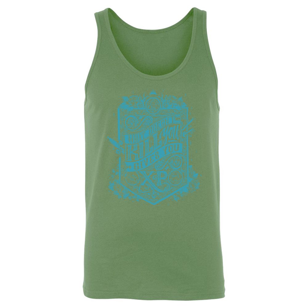 What Doesn't Kill You Gives You XP Unisex Jersey Tank - Leaf - 10