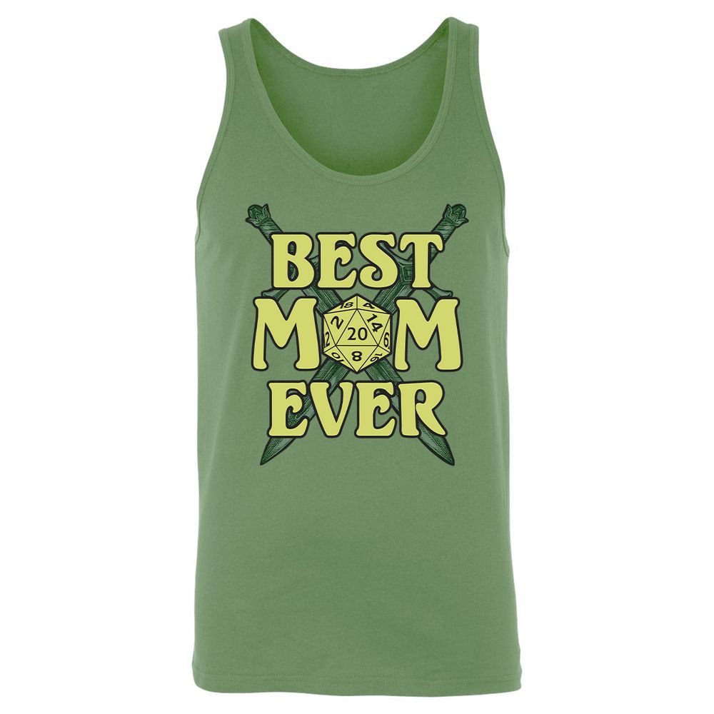 Best Mom Ever Unisex Jersey Tank - Leaf - 10