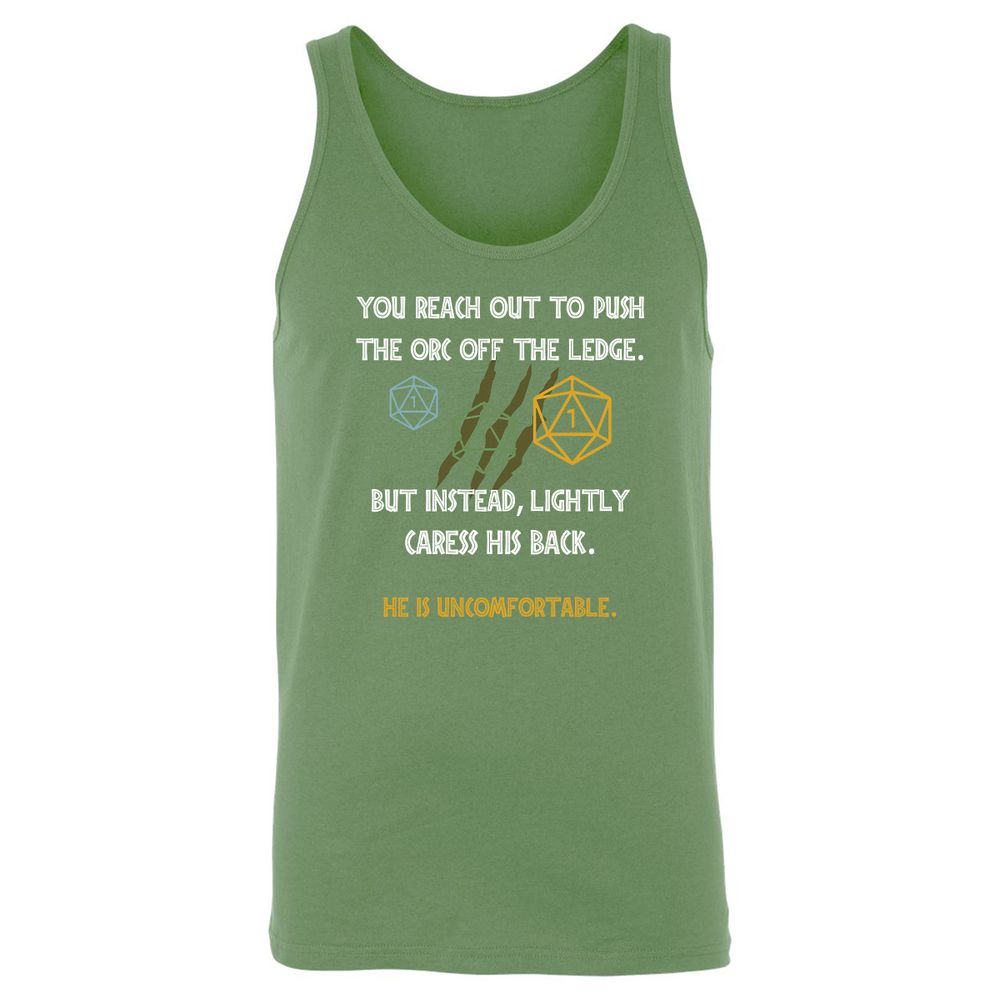 YOU REACH OUT TO PUSH Unisex Jersey Tank - Leaf - 10