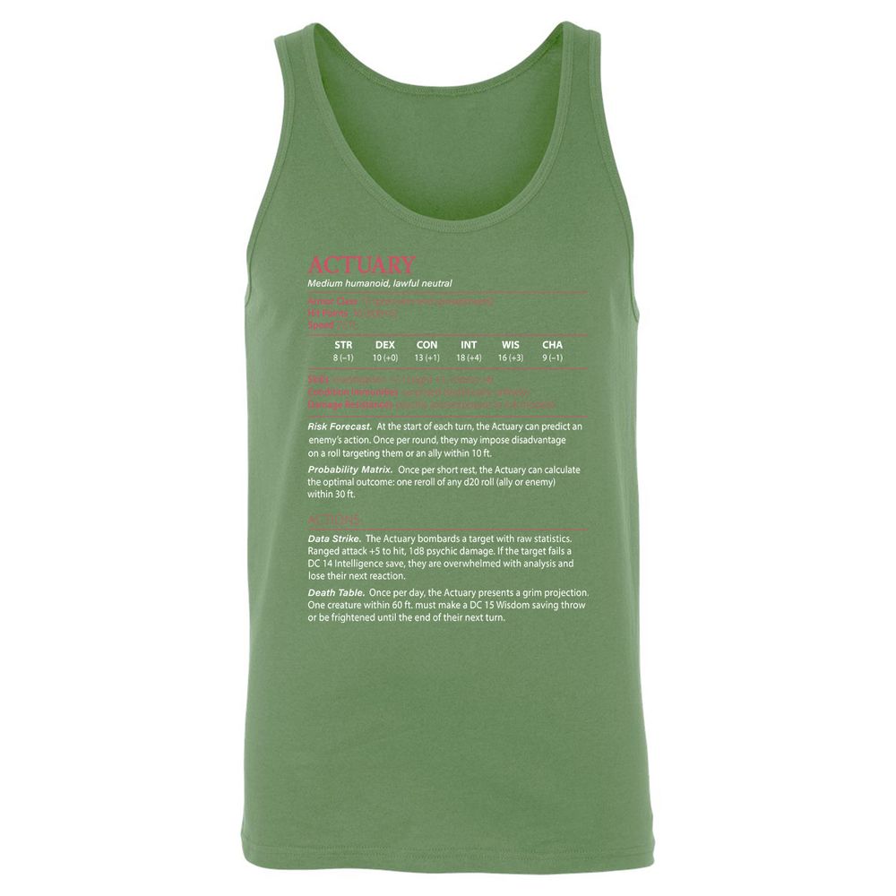 Actuary Stats - Leaf - 10