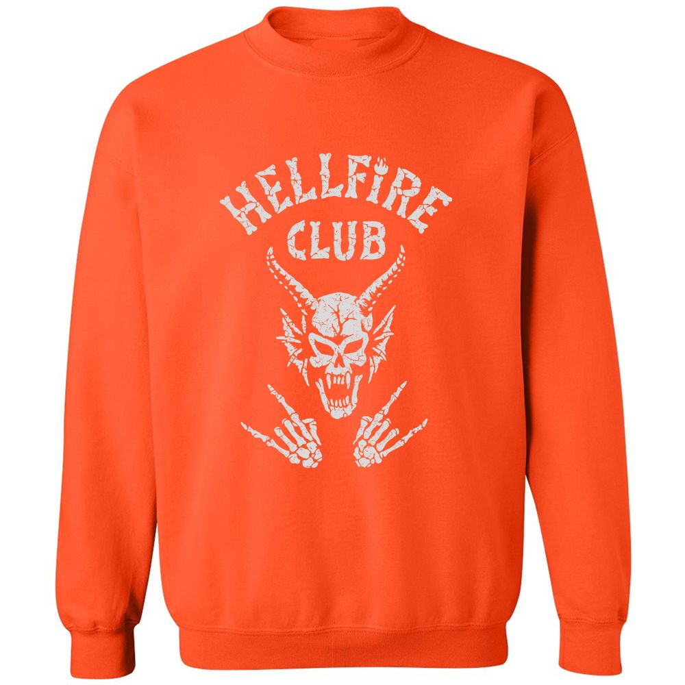 Hellfire Club Classic Unisex Sweatshirt - Orange - 10