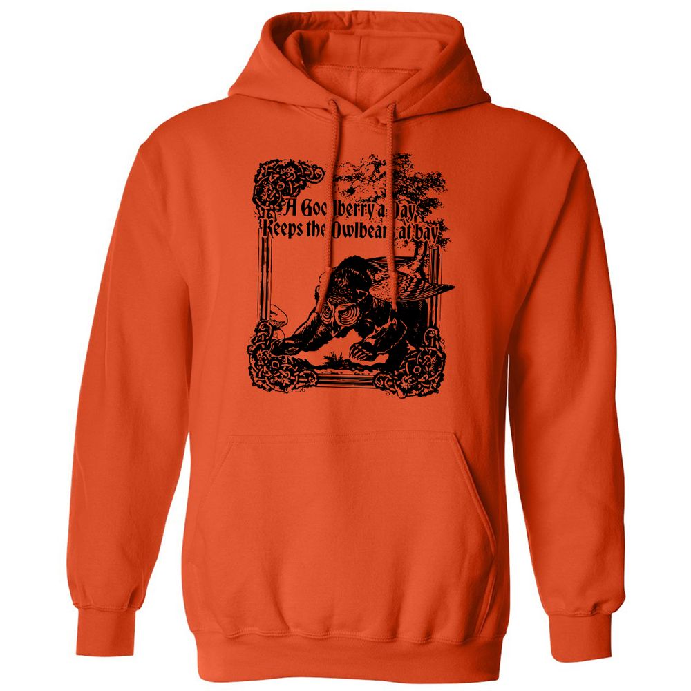 A Goodberry A Day Keeps The Owlbears At Bay Classic Unisex Hoodie - Orange - 10