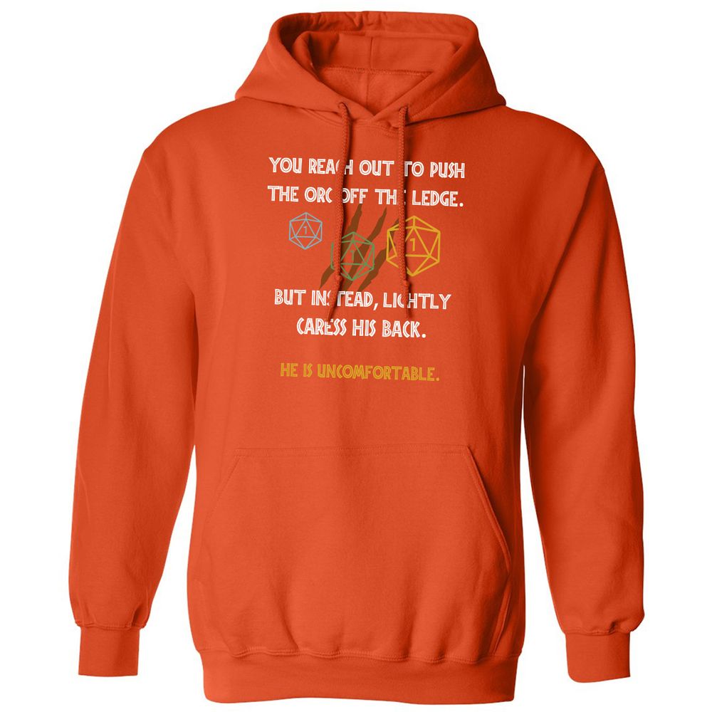 YOU REACH OUT TO PUSH Classic Unisex Hoodie - Orange - 10