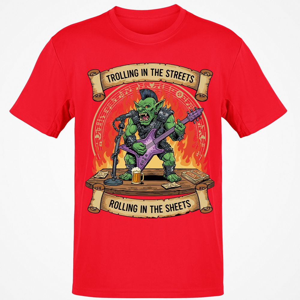 Trolling in the Streets Classic Unisex T-Shirt - Red - 10