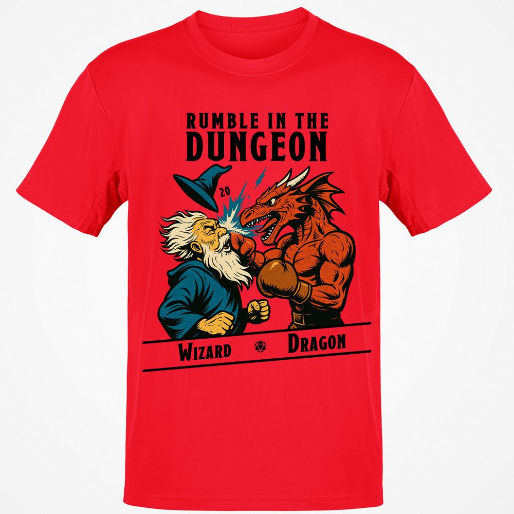 Rumble in the Dungeon Classic Unisex T-Shirt - Red - 10