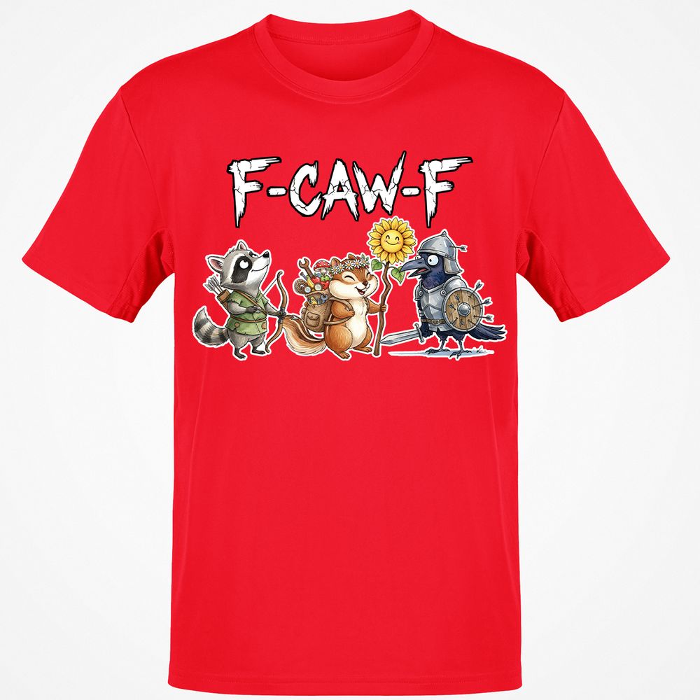 F-CAW-F Adventuring party Classic Unisex T-Shirt - Red - 10