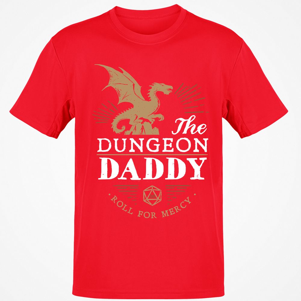 Dungeon Daddy Roll For Mercy Classic Unisex T-Shirt - Red - 10
