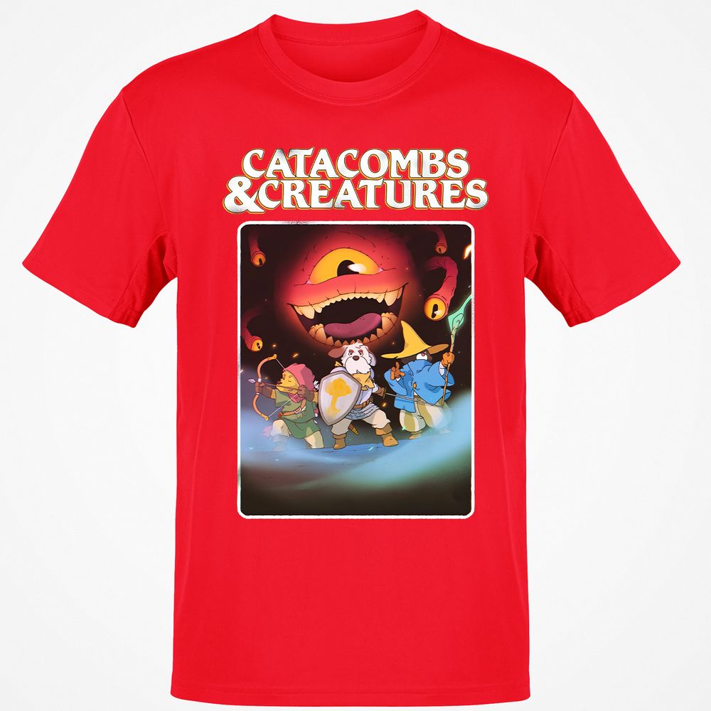 Catacombs & Creatures Classic Unisex T-Shirt - Red - 10