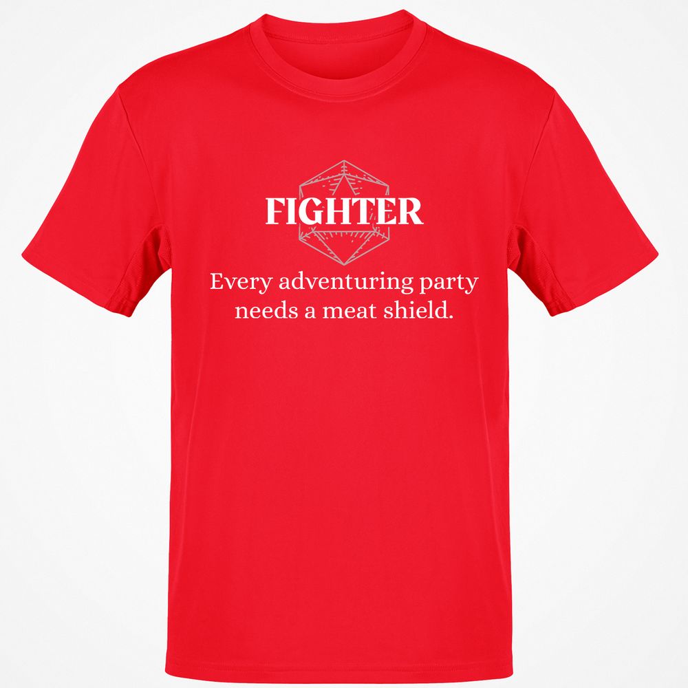 Fighter – Every Party Needs A Meat Shield Classic Unisex T-Shirt - Red - 10