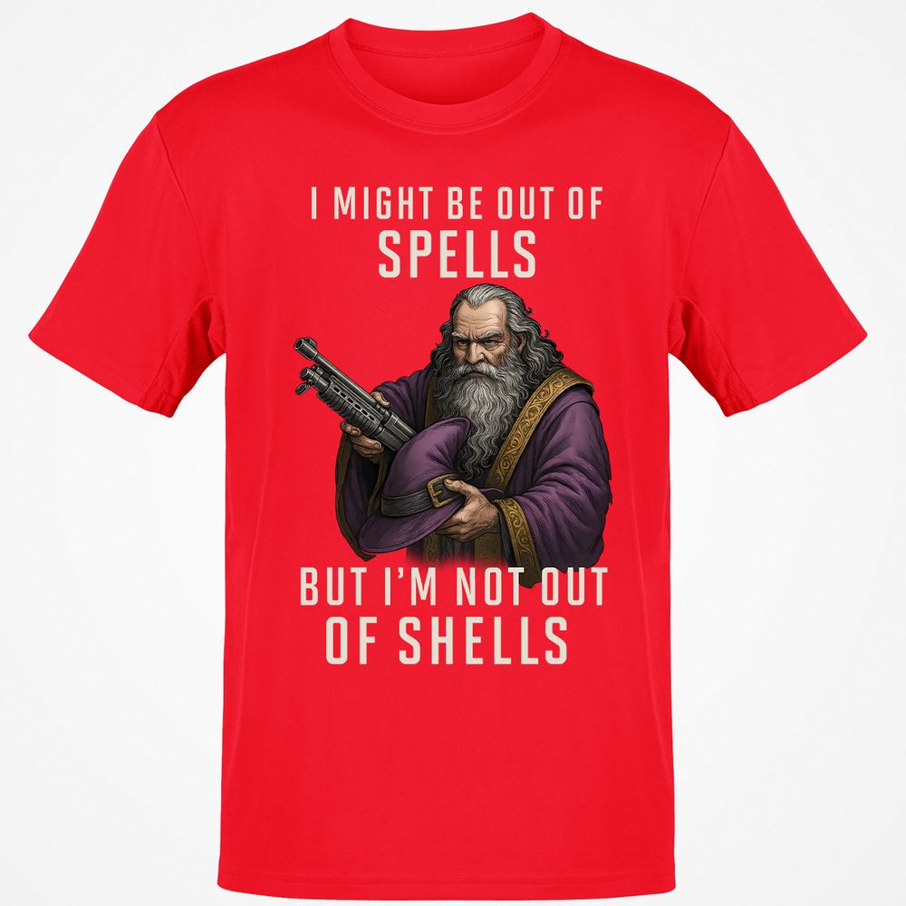 Not Out Of Shells Classic Unisex T-Shirt - Red - 10