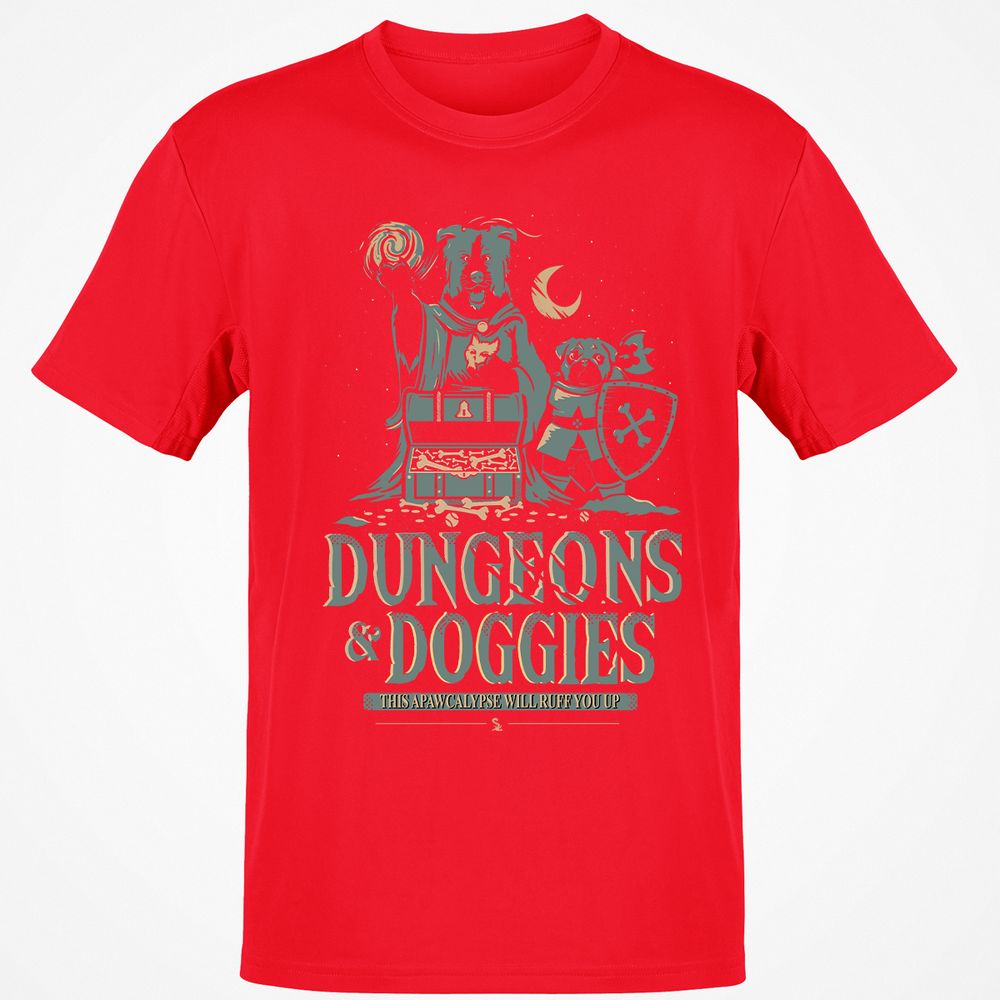 Dungeons & Doggies Classic Unisex T-Shirt - Red - 10