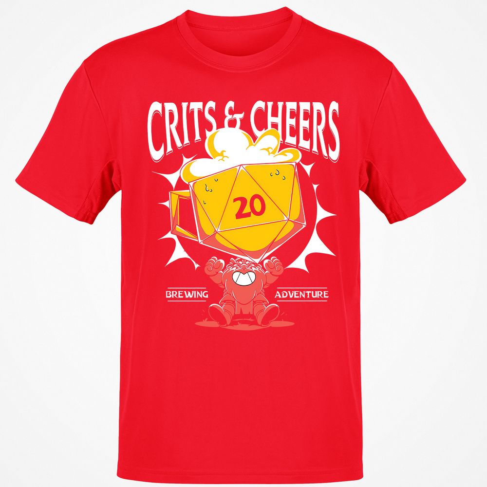 Crits & Cheers Classic Unisex T-Shirt - Red - 10