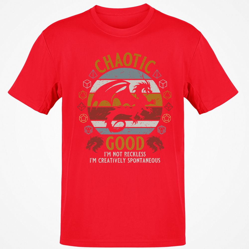 Chaotic Good Classic Unisex T-Shirt - Red - 10