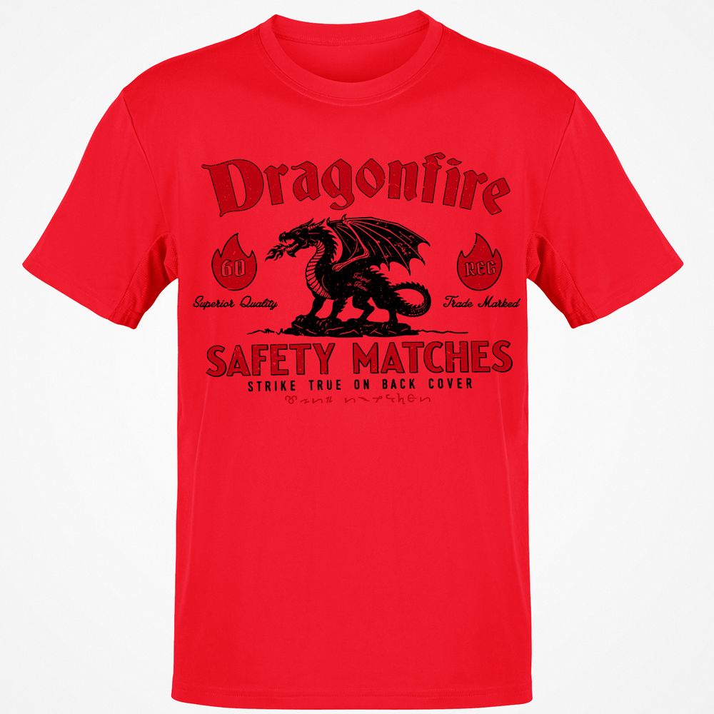 Dragonfire Classic Unisex T-Shirt - Red - 10
