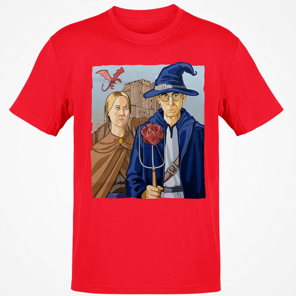 DnD Gothic Classic Unisex T-Shirt - Red - 10
