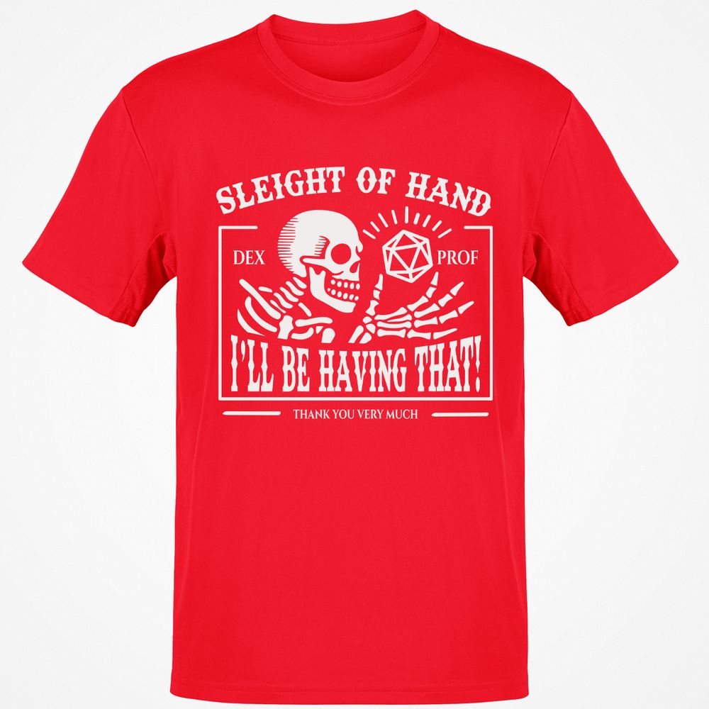 Sleight of Hand – I’ll Be Having That! - Red - 10