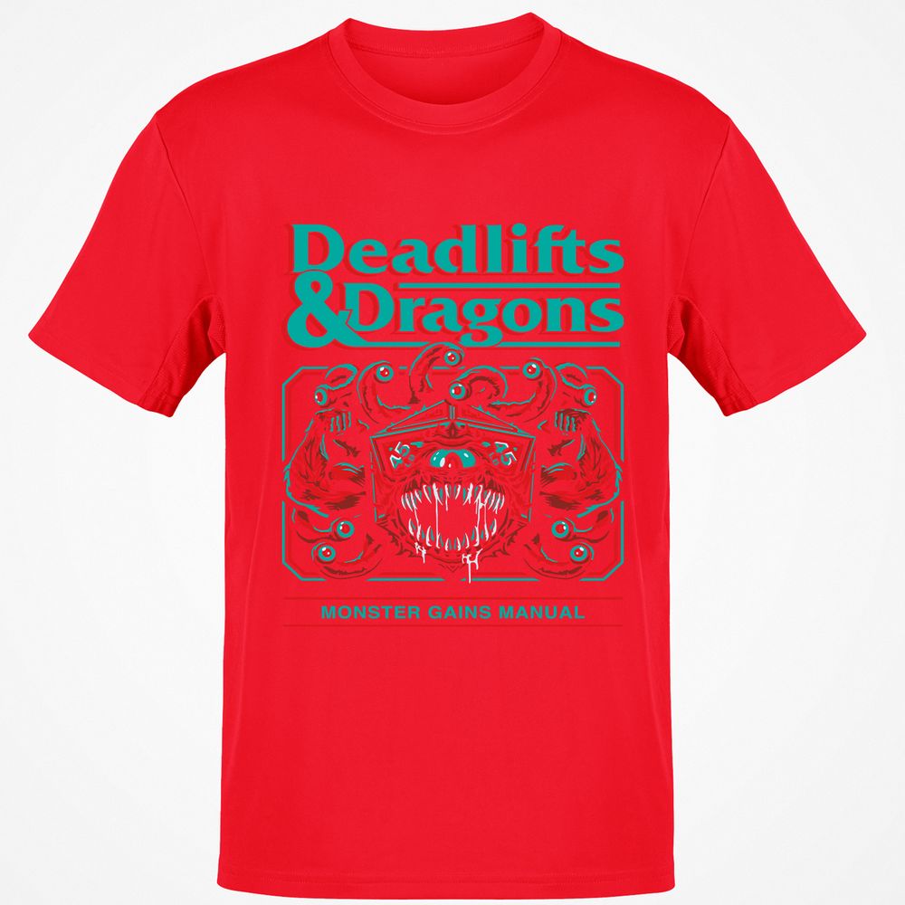 Deadlifts & Dragons Beholder - Red - 10