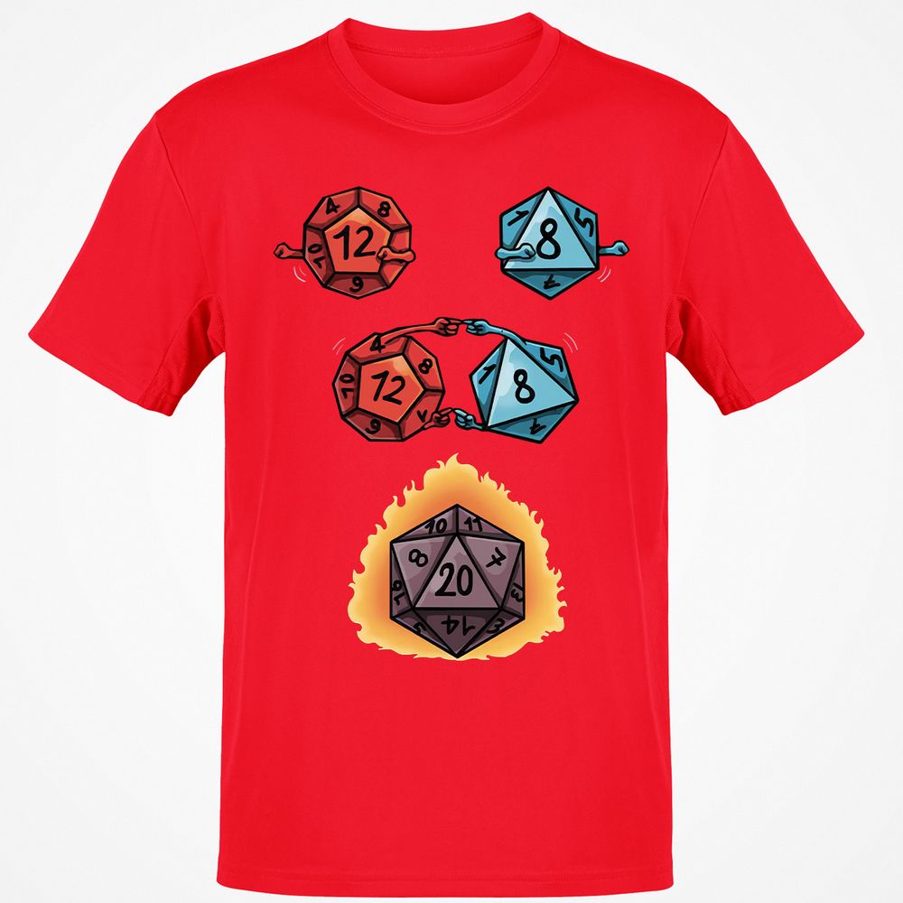 Dice Fusion RPG Classic Unisex T-Shirt - Red - 10