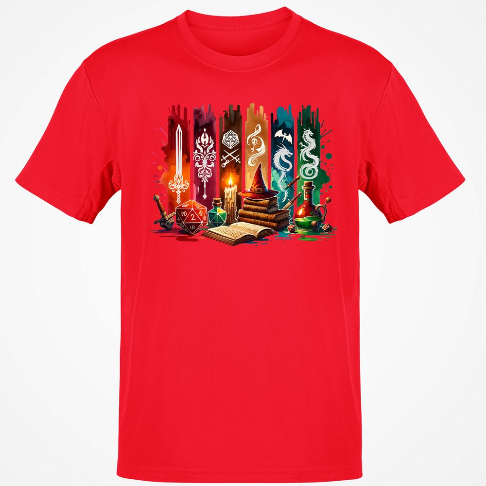 DnD Classes Classic Unisex T-Shirt - Red - 10