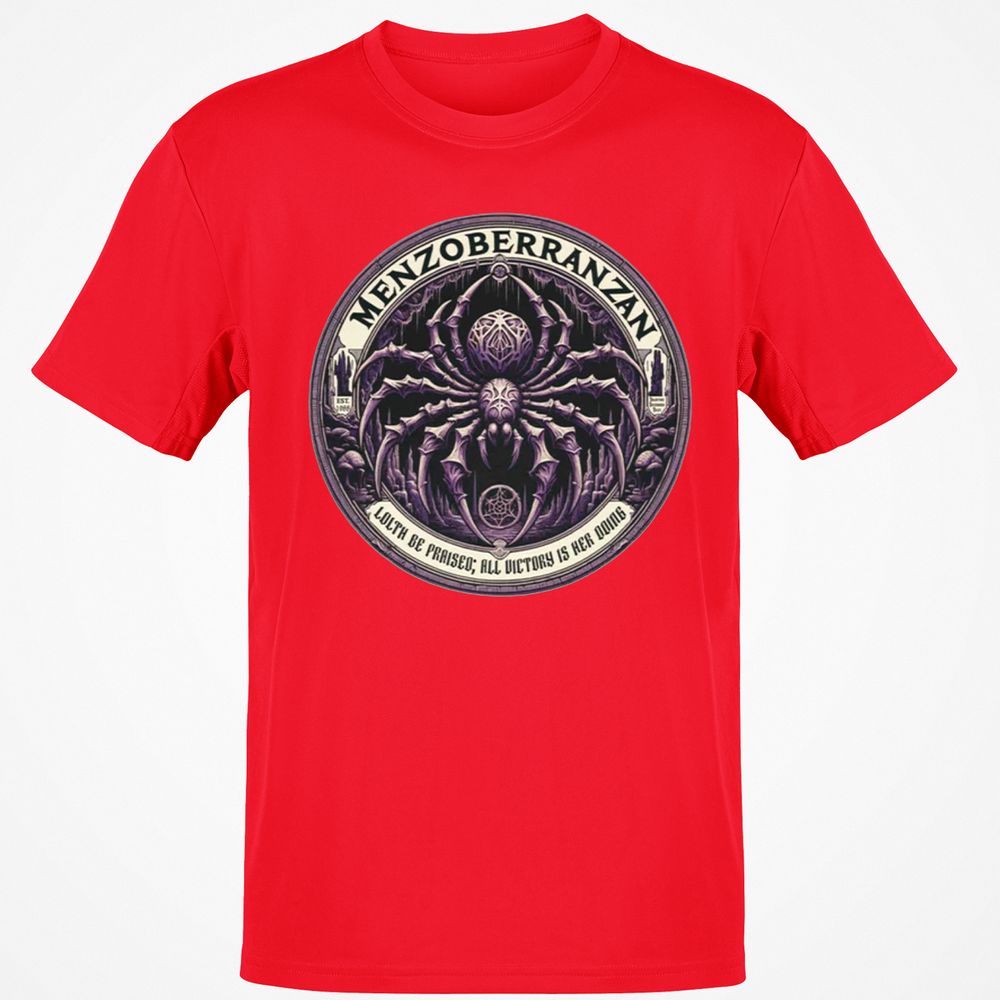 Menzoberranzan Lolth Be Praised Classic Unisex T-Shirt - Red - 10