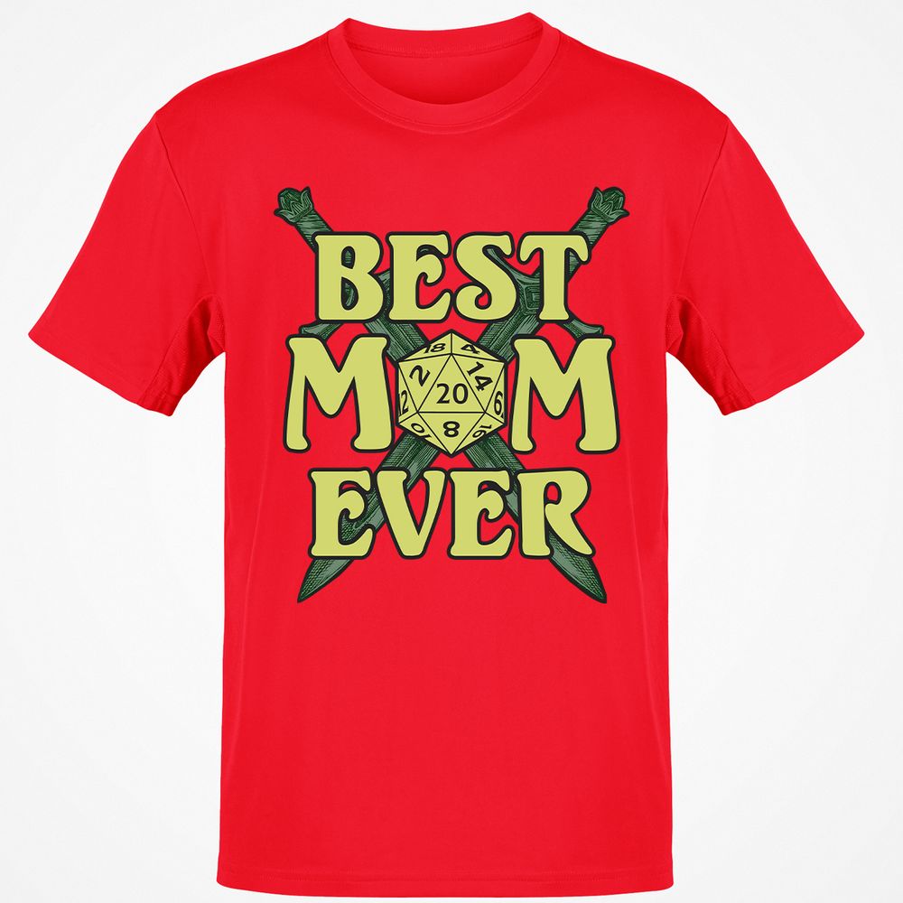 Best Mom Ever Classic Unisex T-Shirt - Red - 10
