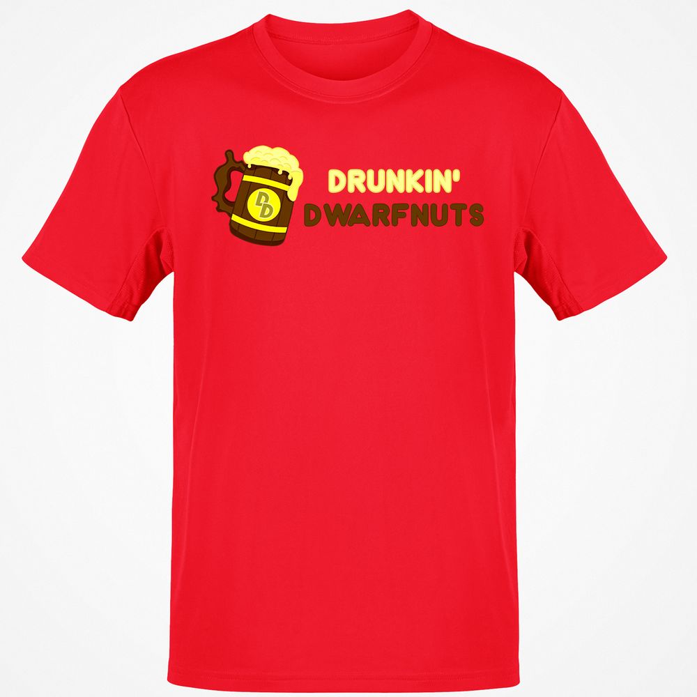 Drunkin' Dwartnuts Classic Unisex T-Shirt - Red - 10