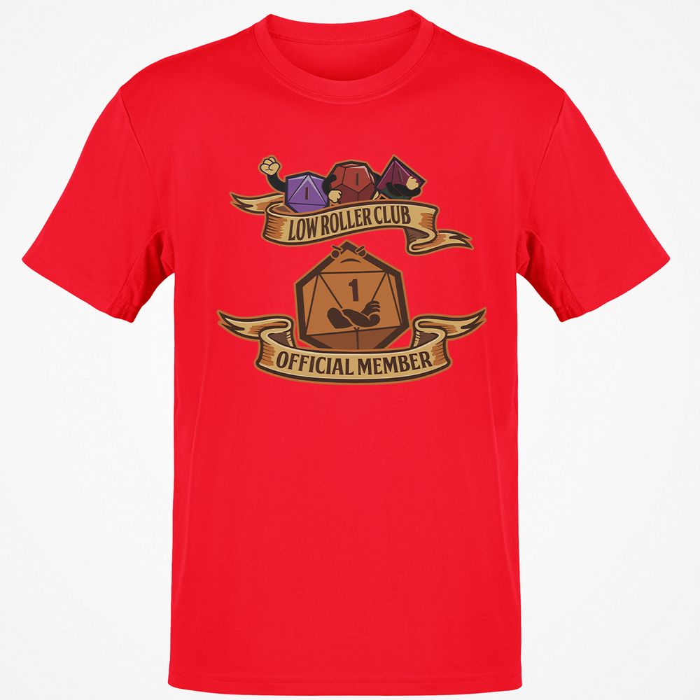 Low Roller Club Classic Unisex T-Shirt - Red - 10