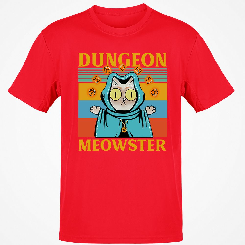 Dungeon Meowster Classic Unisex T-Shirt - Red - 10