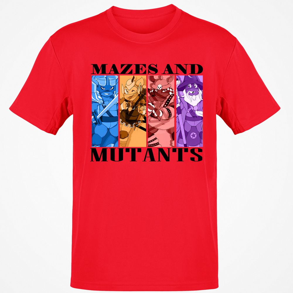 Mazes & Mutants Classic Unisex T-Shirt - Red - 10