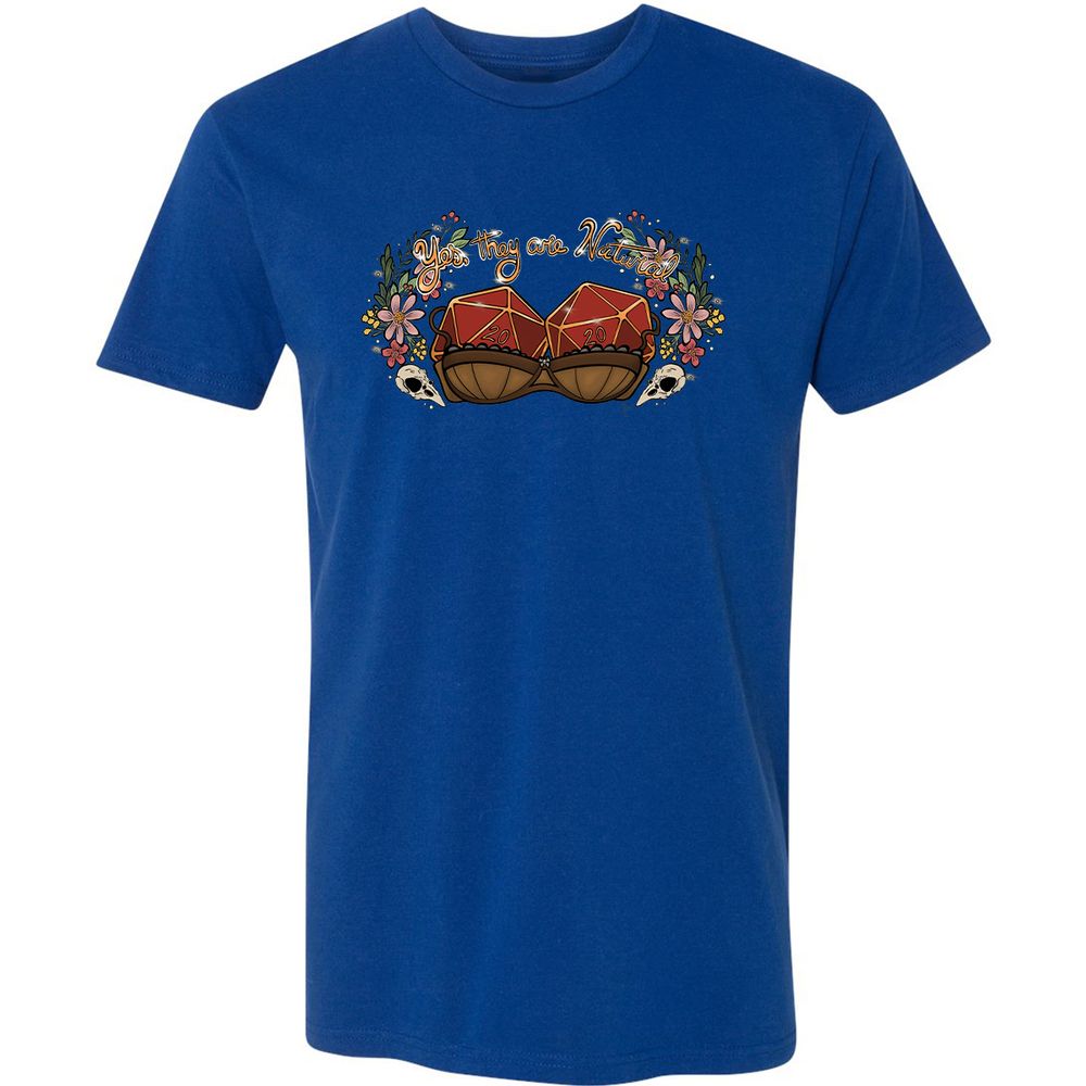 Yes They're Natural Premium Unisex T-Shirt - Royal - 10