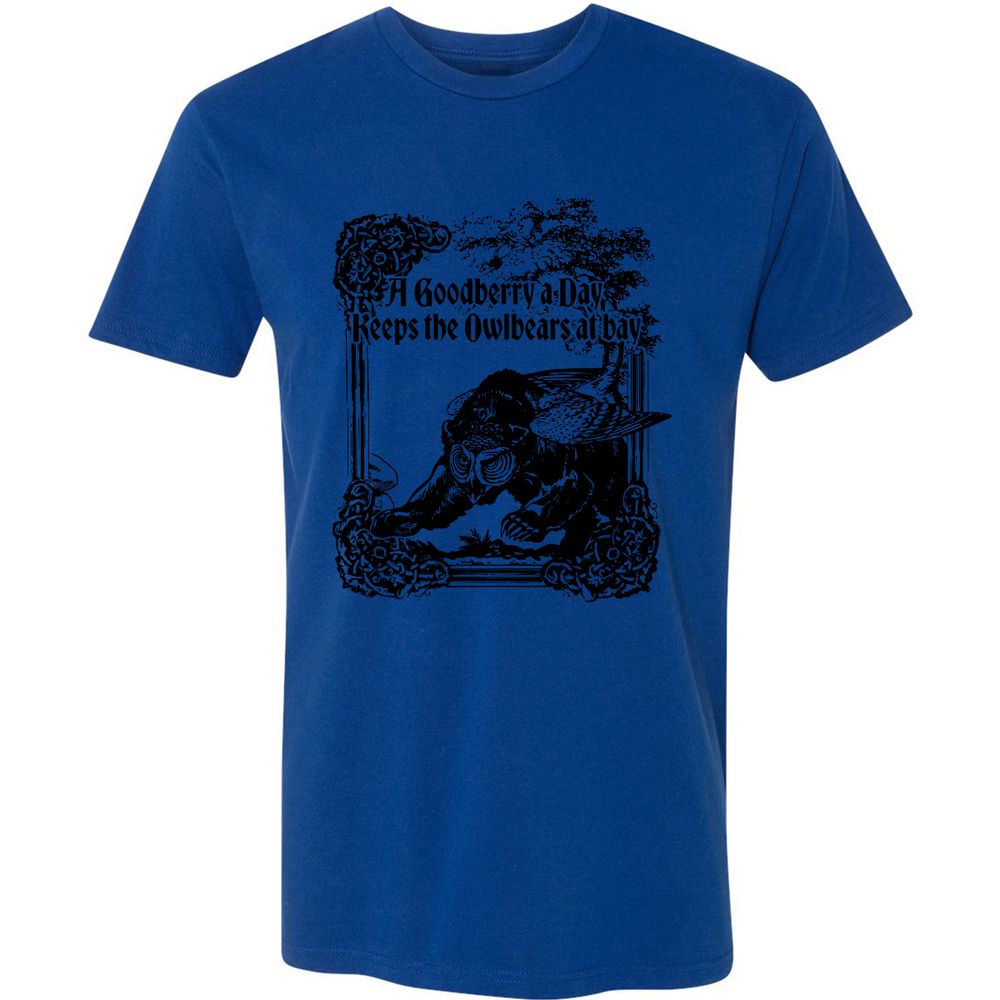 A Goodberry A Day Keeps The Owlbears At Bay Premium Unisex T-Shirt - Royal - 10