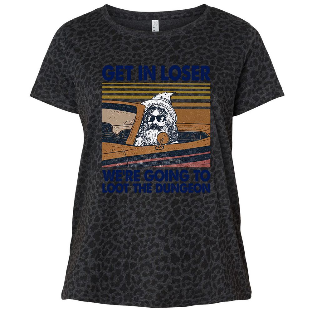 We're Going To Loot The Dragon Ladies Curvy Jersey - Black Leopard - 11