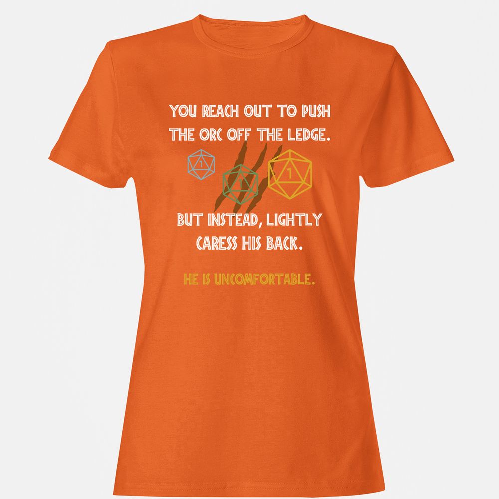 YOU REACH OUT TO PUSH Women's T-Shirt - Orange - 11