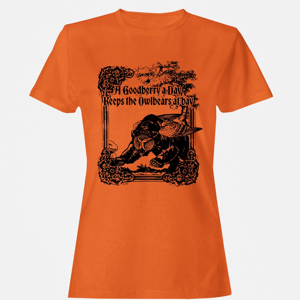 A Goodberry A Day Keeps The Owlbears At Bay Women's T-Shirt - Orange - 11