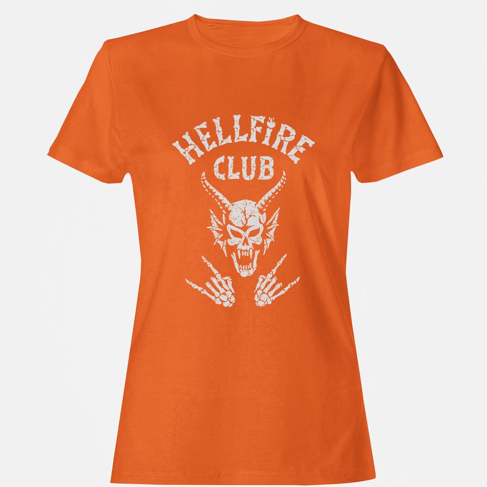 Hellfire Club Women's T-Shirt - Orange - 11
