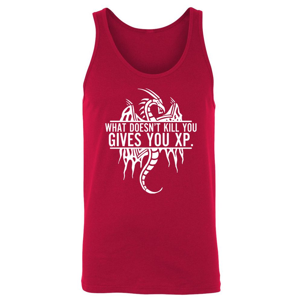 What Doesn't Kill You Unisex Jersey Tank - Red - 11
