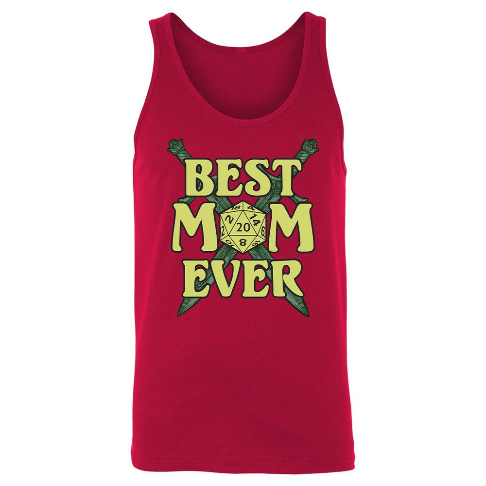Best Mom Ever Unisex Jersey Tank - Red - 11