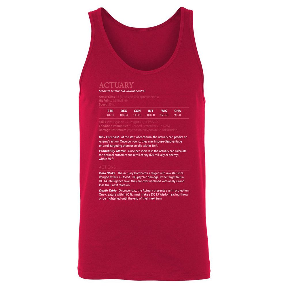 Actuary Stats - Red - 11