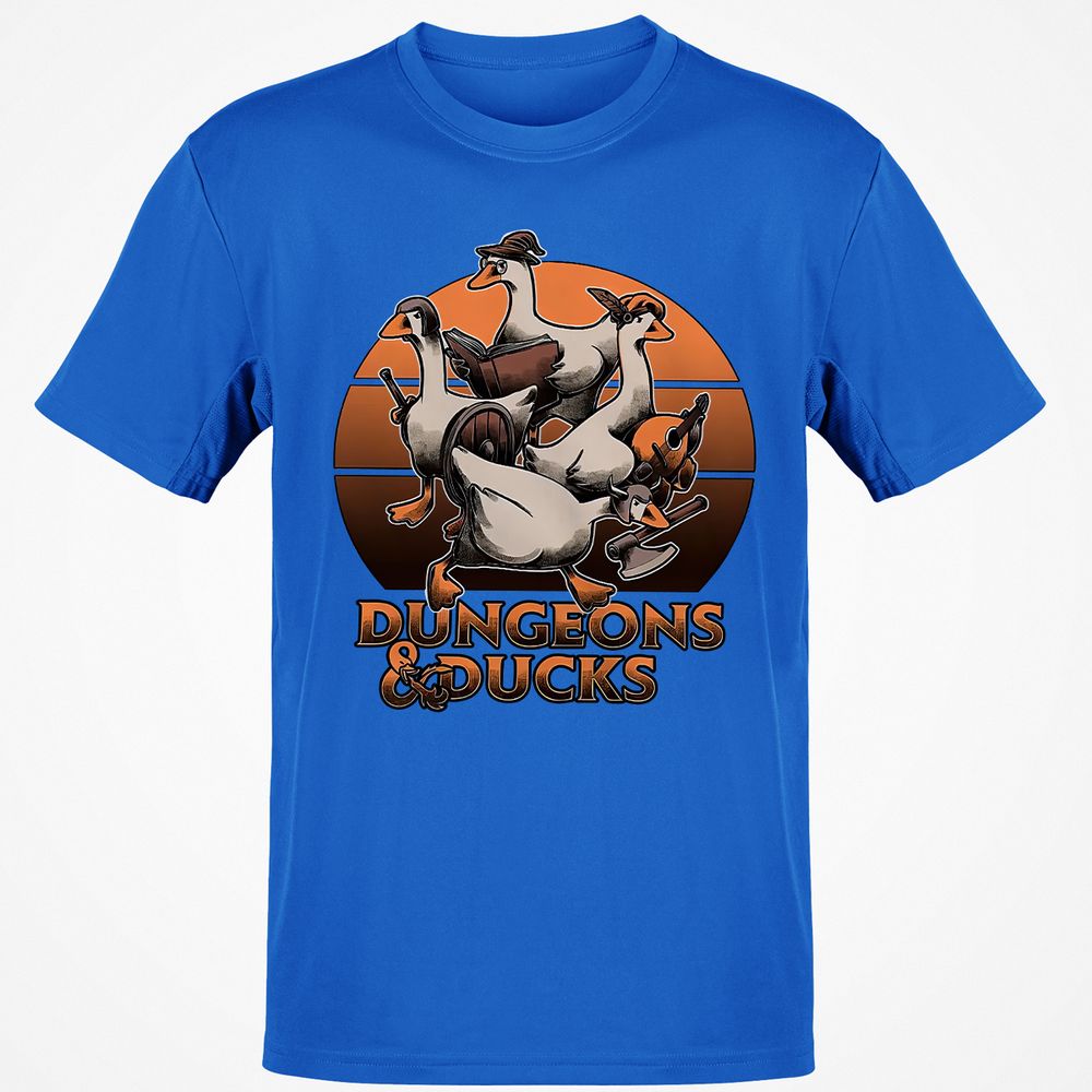 Dungeons And Ducks Classic Unisex T-Shirt - Royal - 11
