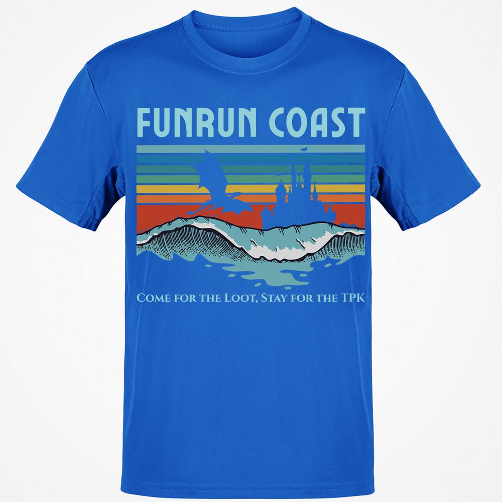 FUNRUN COAST Classic Unisex T-Shirt - Royal - 11