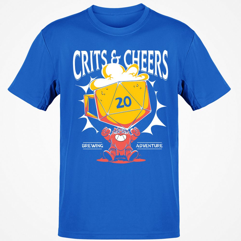 Crits & Cheers Classic Unisex T-Shirt - Royal - 11