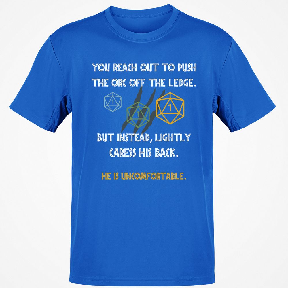 YOU REACH OUT TO PUSH Classic Unisex T-Shirt - Royal - 11