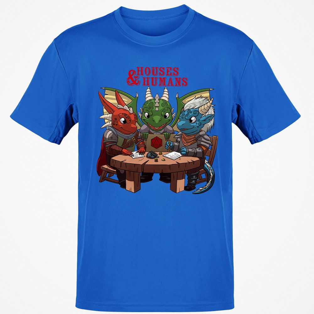 Houses & Humans Classic Unisex T-Shirt - Royal - 11