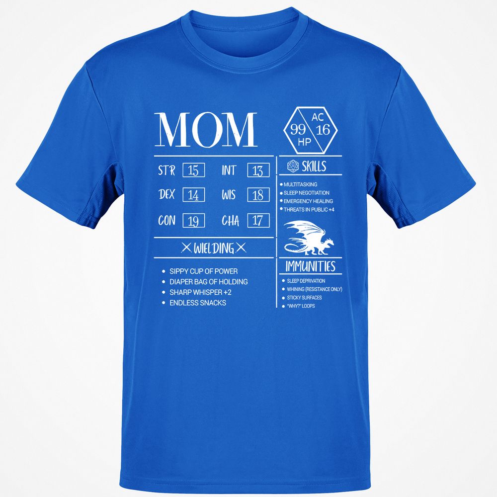 Mom New Classic Unisex T-Shirt - Royal - 11
