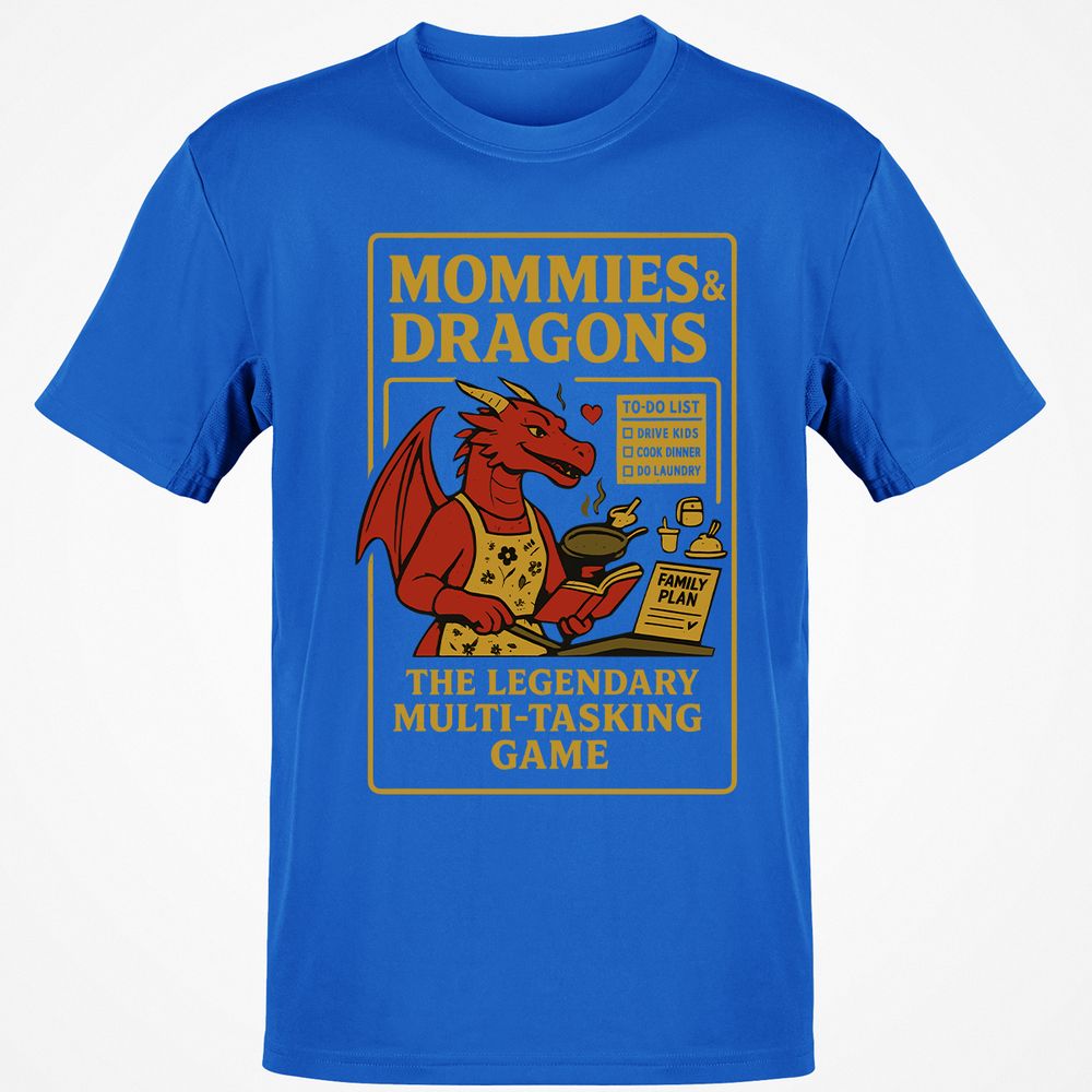Mommies & Dragons Classic Unisex T-Shirt - Royal - 11