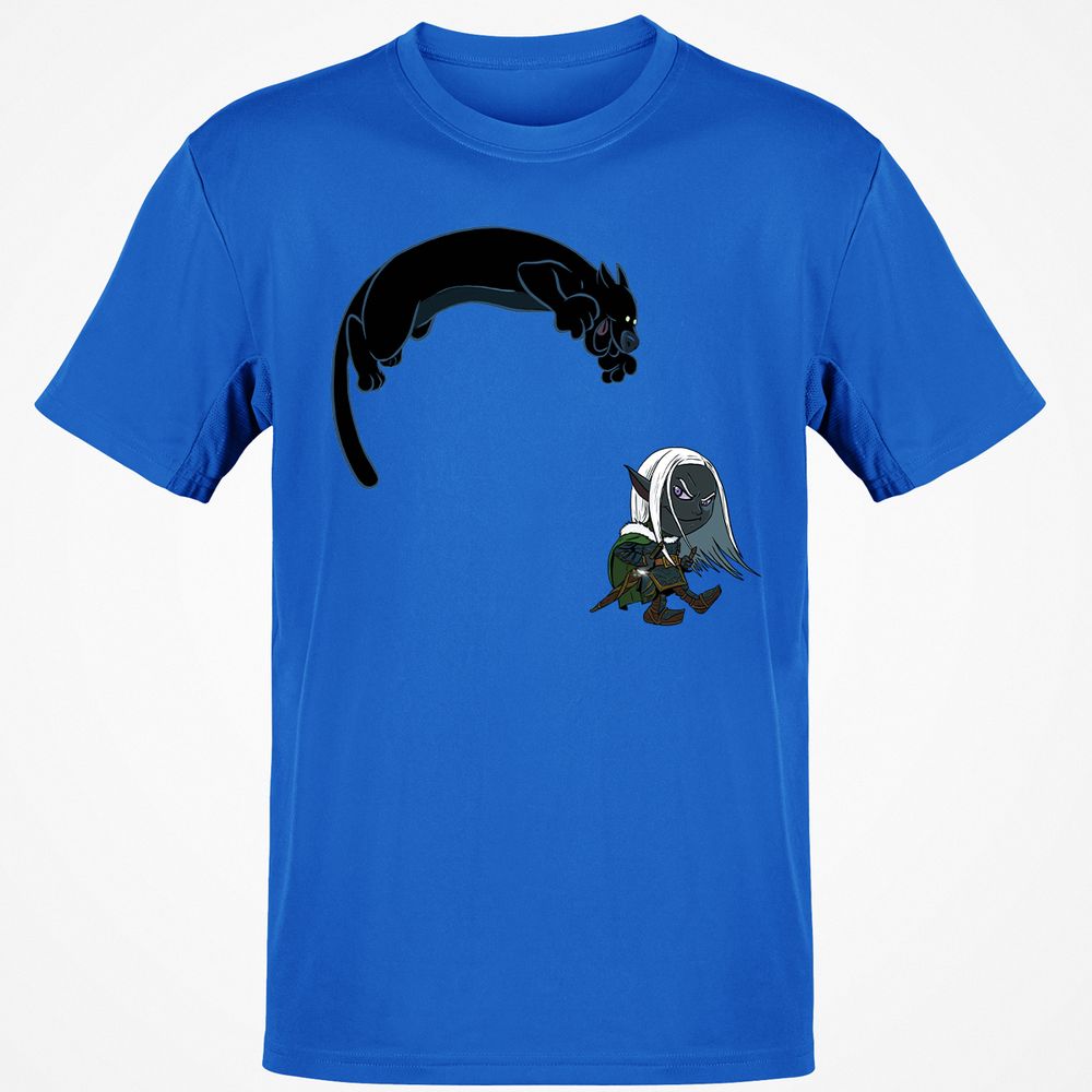 Drizzt And Guenhwyvar Classic Unisex T-Shirt - Royal - 11