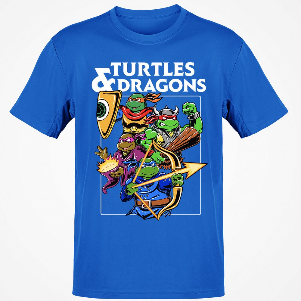 Turtles & Dragons Classic Unisex T-Shirt - Royal - 11