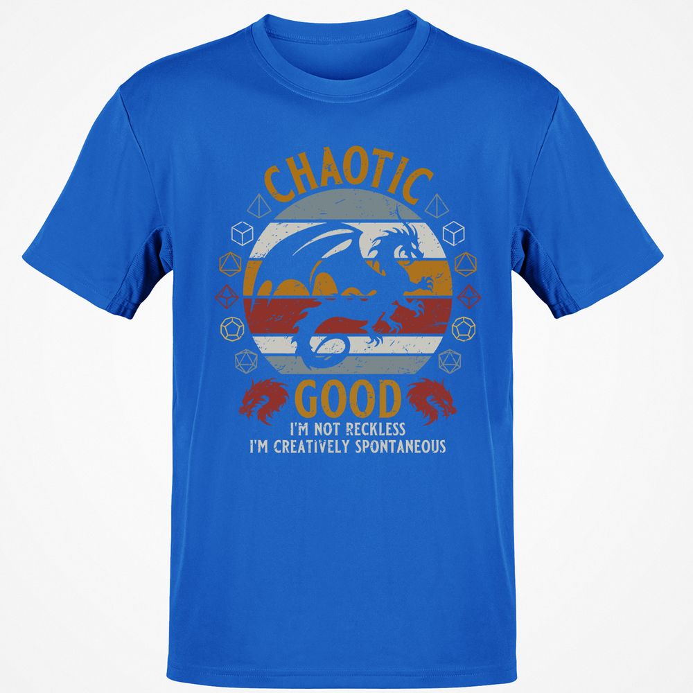 Chaotic Good Classic Unisex T-Shirt - Royal - 11