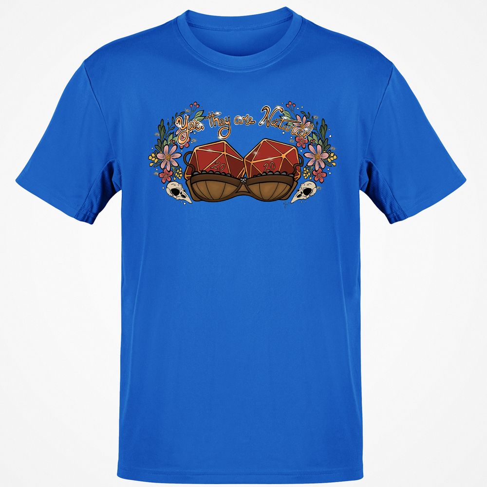 Yes They're Natural T-Shirt - Royal - 11