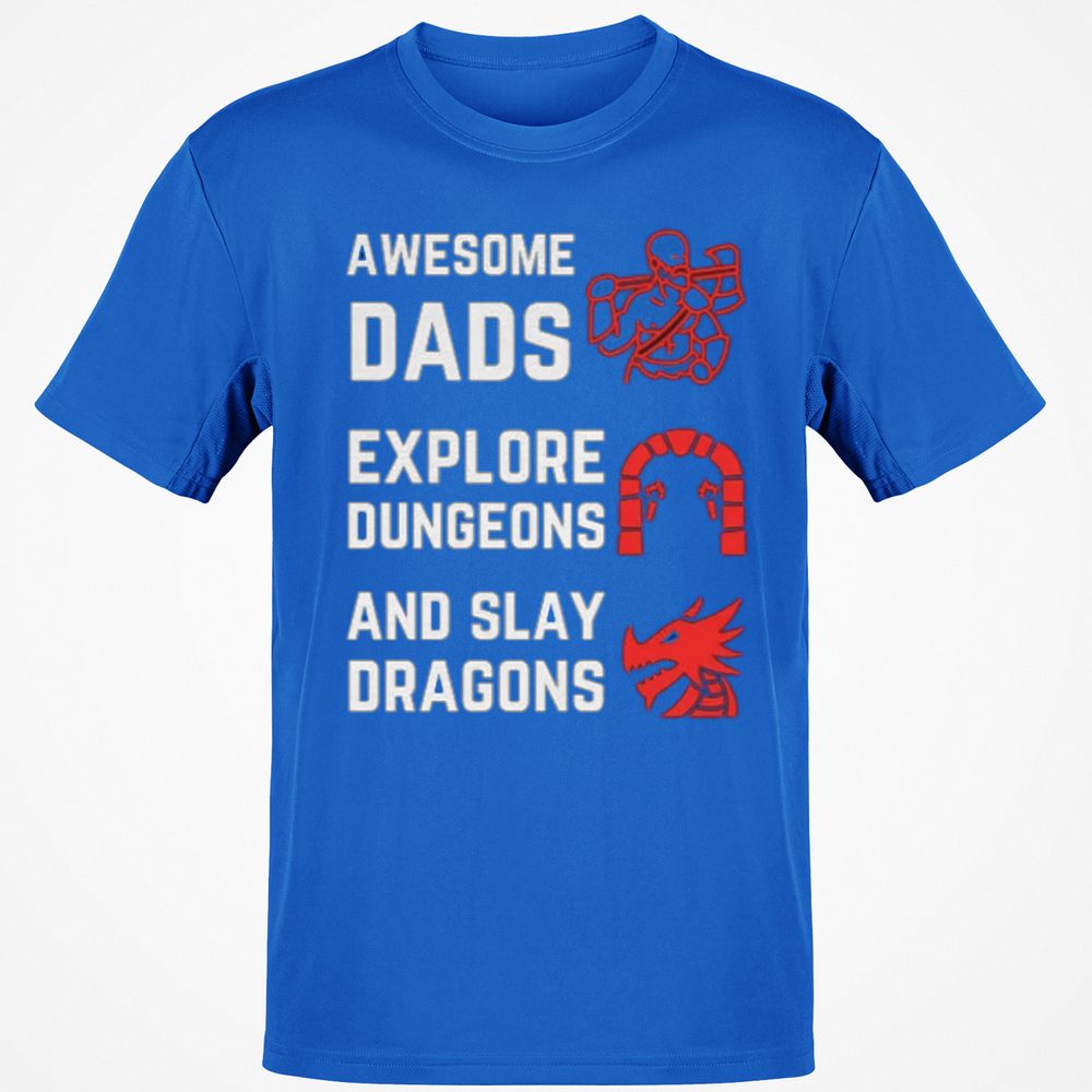 Awesome Dad Fathers Day Classic Unisex T-Shirt - Royal - 11